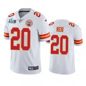 Tröjor Kansas City Chiefs Justin Reid 20 Vit Super Bowl LVII Vapor Limited - Män